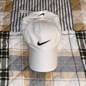 White Nike DriFit Hat